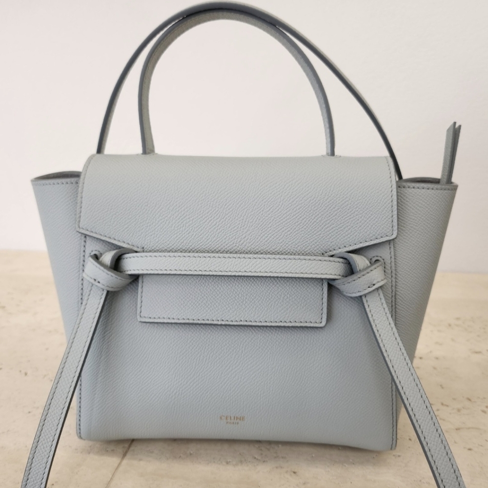 Celine Light Gray Mini Bag